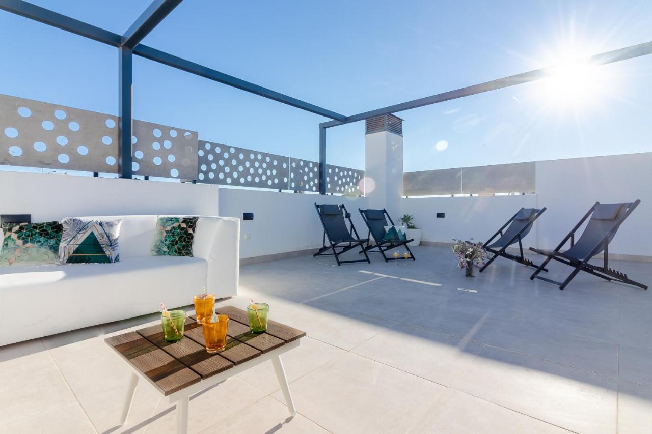 Malaga Center Flat Mariblanca 12 Sun & Terrace Boutique Leilighet Eksteriør bilde