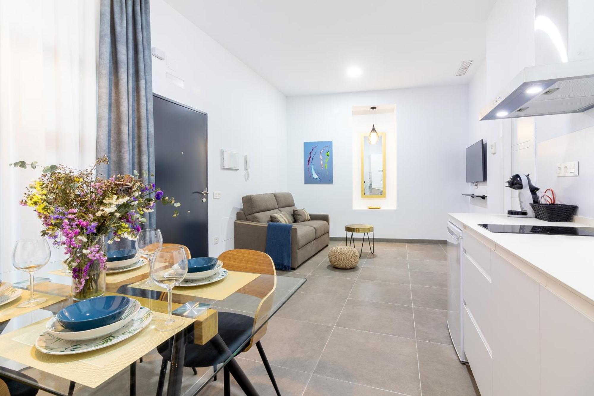 Malaga Center Flat Mariblanca 12 Sun & Terrace Boutique Leilighet Rom bilde